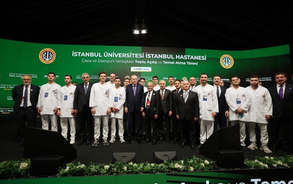 Cumhurbaşkanı Erdoğan, İstanbul Üniversitesi Hastanesi’ndeki toplu temel atma ve açılış töreninde konuştu