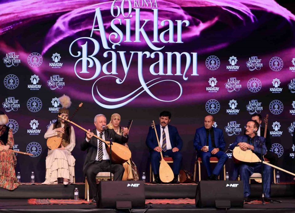 25 şehir ve 5 ülkeden aşıklar 60. Konya Aşıklar Bayramı’nda buluştu