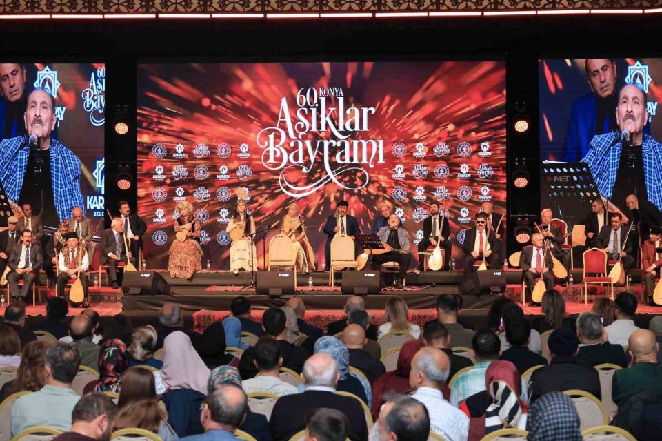 25 şehir ve 5 ülkeden aşıklar 60. Konya Aşıklar Bayramı’nda buluştu