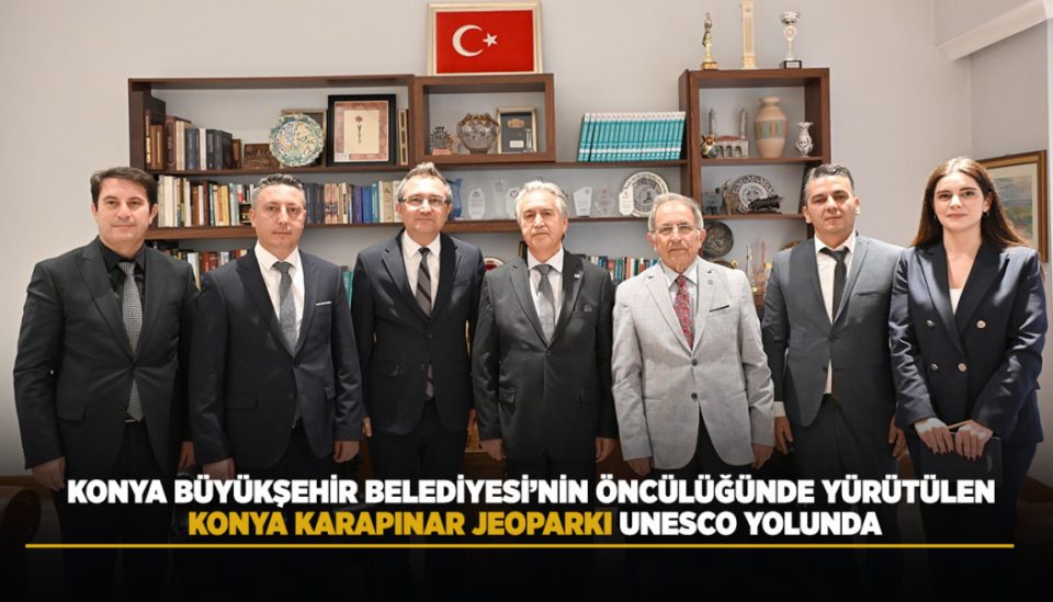 Konya Karapınar Jeoparkı için ulusal jeopark başvurusu UNESCO Türkiye Millî Komisyonu'na teslim edildi