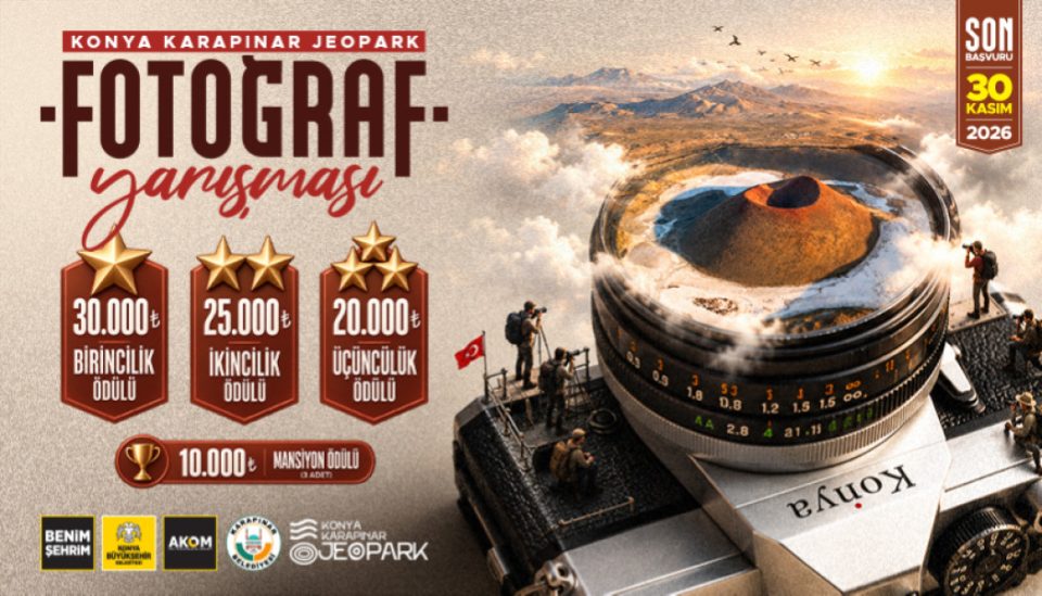 Konya Karapınar Jeopark Fotoğraf Yarışması için başvurular 30 Kasım'a kadar