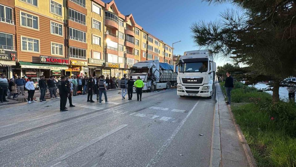 Kulu’da zincirleme trafik kazası: 1 yaralı