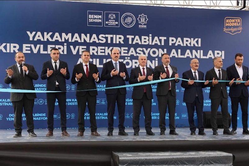 Beyşehir Yakamanastır Tabiat Parkı Kır Evleri ve Rekreasyon Alanlarının açılışı düzenlenen törenle gerçekleştirildi.