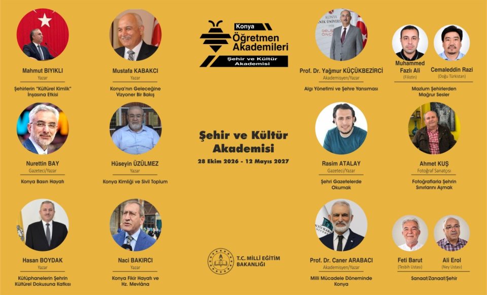 2026-2027 EĞİTİM ÖĞRETİM YILI KONYA ÖĞRETMEN AKADEMİLERİ BAŞLIYOR